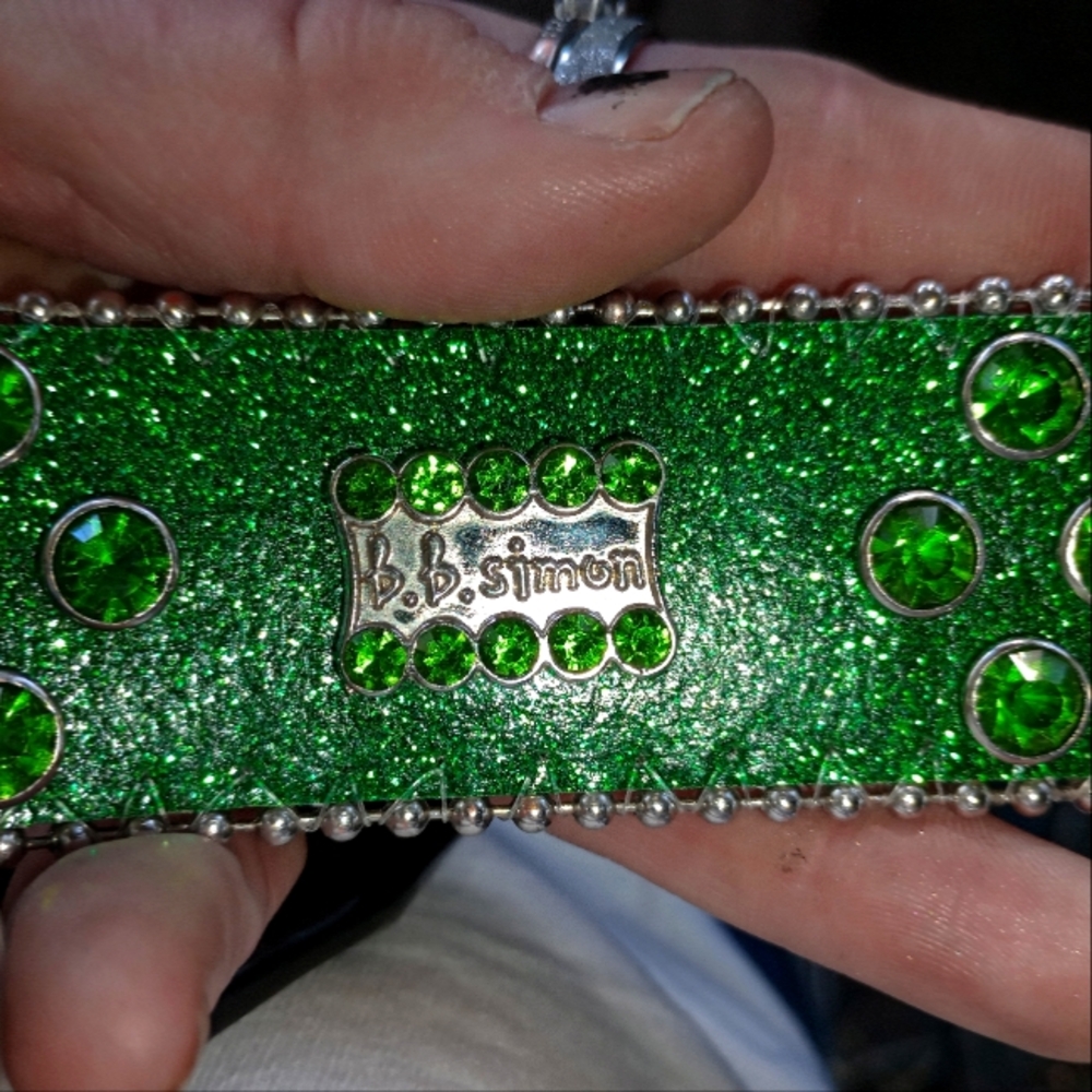 B.B.SIMON BELT GREEN CROSSES SZ.M